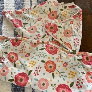 SLEEPING BABY ZIPADEE ZIP PRETTY POPPY SIZE SMALL 4-8 months Transition Swaddle
